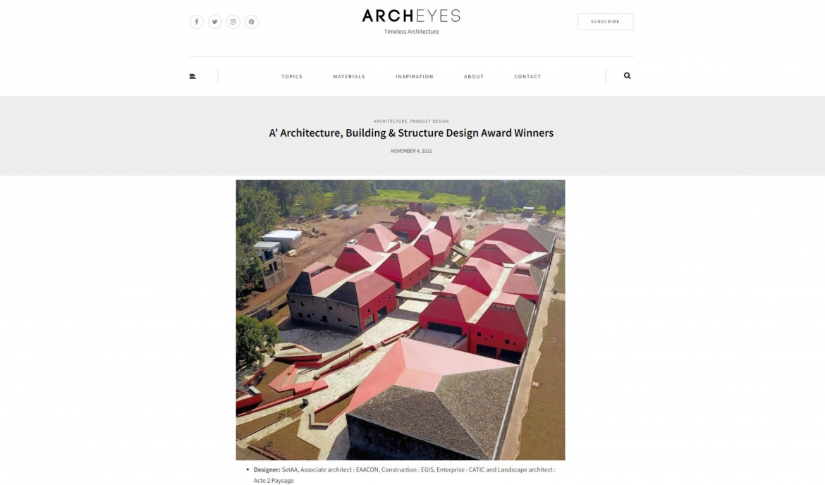 ECOLE D'ARCHITECTURE DE KIGALI / ARCHEYES