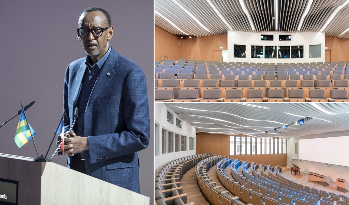 IRCAD de Strasbourg - Inauguration de l'auditorium Paul KAGAME